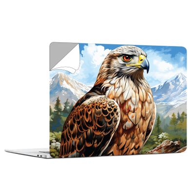 Hawk Falcon Realistic Bird Tablet and Laptop Skin Wrap with UV Protection Laminate - Sticker Bomb Vinyl Decal WA040 - Premium 4 Year Vinyl - Easy Application