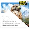 Hawk Falcon Realistic Bird Tablet and Laptop Skin Wrap with UV Protection Laminate - Sticker Bomb Vinyl Decal WA040 - Premium 4 Year Vinyl - Easy Application view 4