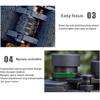 Double Aperture Binocular 10 x Adult Binocular Nitrogen Filled Waterproof Bak4 Prism Fmc Multilayer Coating Outdoor Hunting Hiking Nature to Watch Sports Events view 3