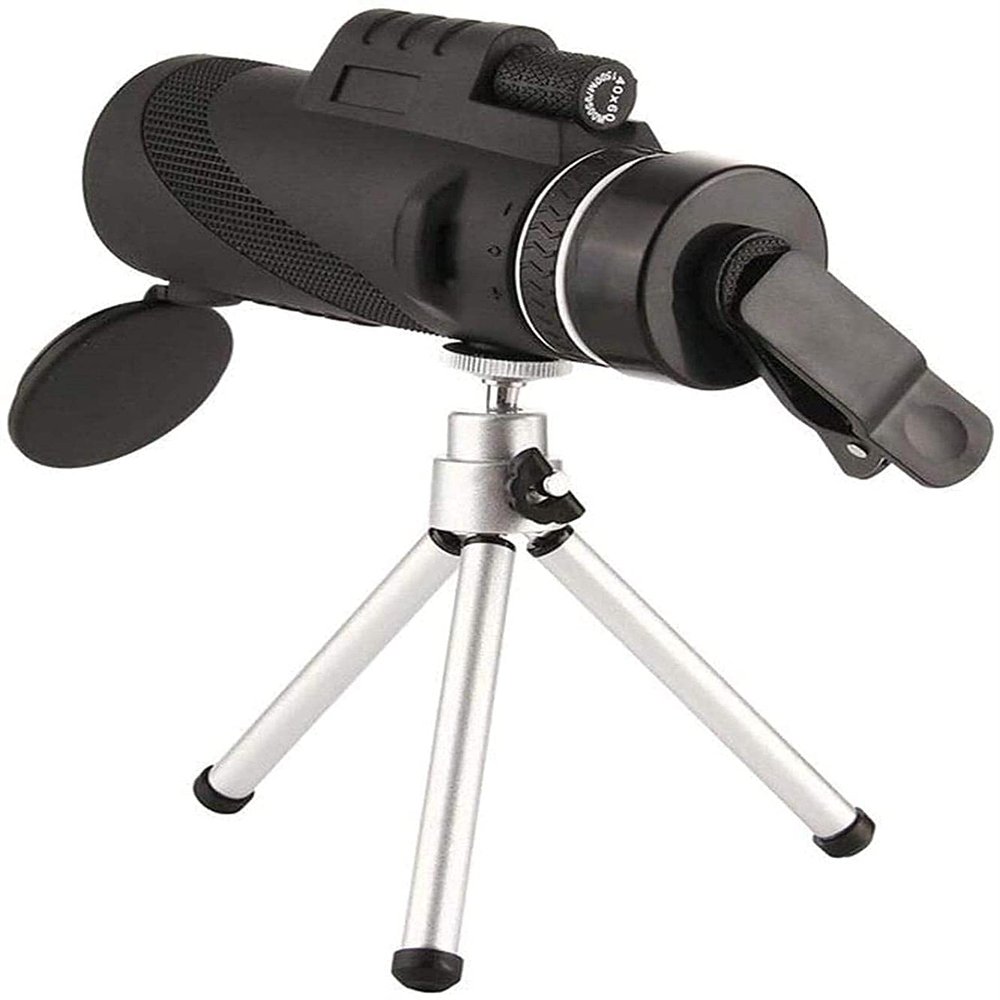 Binoculars HD High Power Telescope FMC Multi Coating Monocular BAK4 for Camping/Hiking/Caving Bird Watching Black Waterpoof