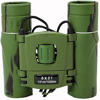 Binoculars 8x21 Telescope LLL NO Infrared HD Zoom for Outdoor Travel A (B) (A)