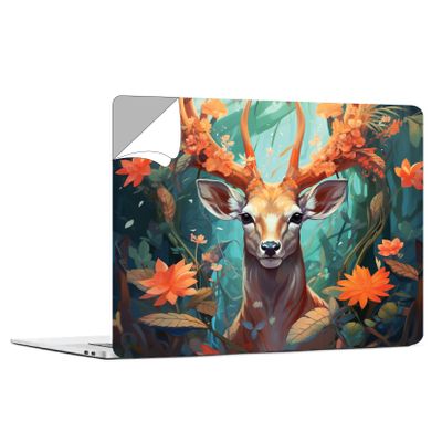 10 Point Buck Realistic Deer Tablet and Laptop Skin Wrap with UV Protection Laminate - Sticker Bomb Vinyl Decal WA011 - Premium 4 Year Vinyl - Easy Application