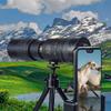 RFJYGWQM Binoculars Retractable Compact Monocular 50X60 High Power BAK4 Prism Low NightScope Waterproof Telescope Fully Multi with Smartphone Holder Tripod view 4