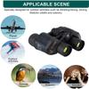 Binoculars 8x30 Antifog Waterproof Binoculars for Adults Compact Binoculars with Low Light Night Vision Large Eyepiece High Power Telescope for Birds Watching Black view 4