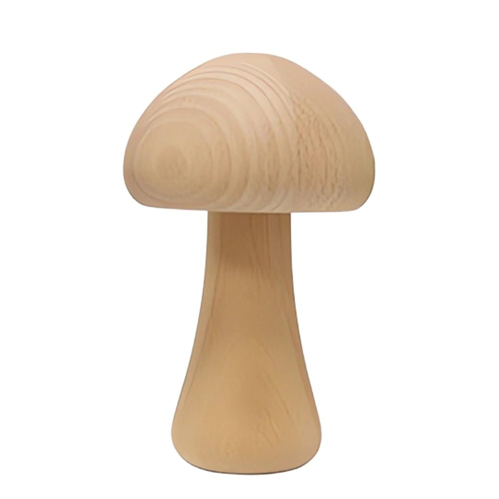 DirectNine Basics Mushroom Lamp Night Light for Kids Aldult Ambient Light Bedside Lamp Ornament Children LED Table Lamps (B-USB)