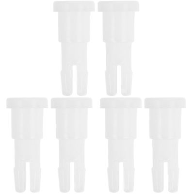 Ipetboom 3 Pairs Glasses Equipment Accessories Optometry Supplies Optical Chin Rest Paper Pin Attachment Devices Pencil Case for Girls Fix Pin Plastic Stethoscope White Equipment Supplies, 2X1X0.4CM
