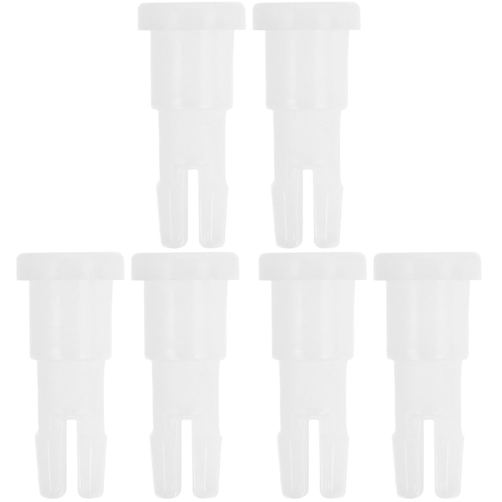 Ipetboom 3 Pairs Glasses Equipment Accessories Optometry Supplies Optical Chin Rest Paper Pin Attachment Devices Pencil Case for Girls Fix Pin Plastic Stethoscope White Equipment Supplies, 2X1X0.4CM