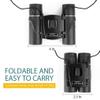 821 Roof Prism Binoculars HD FMC Coated Folding and Portable Binoculars Pocket Light Concert Ball Game Travel - with Backpack view 2