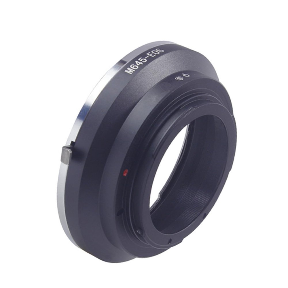 CHICHIYANG Aluminium and Brass Lens Adapter for Mamiya 645 M645 Mount Lens to EOS EF EF-S Mount Camer for Canon
