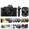 Panasonic Lumix G100D 4K Mirrorless Vlogging Camera with Tripod Grip, YouTube Vlogger Kit Bundle with 12-32mm Lens + M.Zuiko Digital ED 30mm f/3.5 Macro Lens Micro Four Thirds + Vlog Accessories view 1