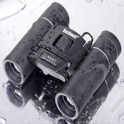 821 Mini Portable Binoculars Child Hand Folding Telescope for Adult Hunting Outdoor Travel - Red Eyepiece Life Waterproof