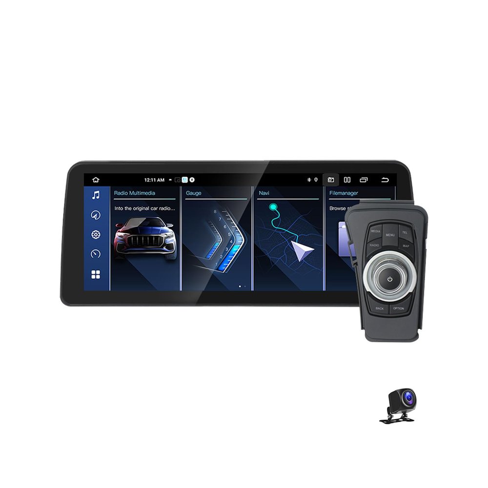 Android 12 Car Stereo for BMW 3 E90 E91 E92 E93 2005-2012 Car Multimedia GPS Navigation Player Wireless Carplay Auto DSP Support Original Steering Wheel Controls, Camera,12.3 inch,4 core 2G+32G