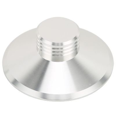 Vomeko Audiophile Record Weight Stabilizer,Aluminum Turntable LP V inyl Disc Stabilizer 50Hz/60Hz for V inyl Record Player (Silver)