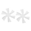 ULTECHNOVO 2pcs Replacement Rv Fan Plastic Vent Fan Blades for Rvs Easy to Install Material Compatible for Camping and Travel view 1