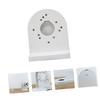 Angoily 2pcs Wall Mounted Camera Holder Bracket Abs Design for Outdoor Security Cameras Creative Mount Purpose Positions for Home Hotel Use Aesthetics by Concealing Wiring view 2