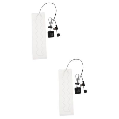 Holibanna 2pcs Heating Film Scarf Electric Heating Pad for Warmth Temperature for Back Abdomen and Knee for Outdoor Activities