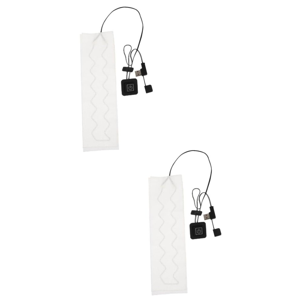 Holibanna 2pcs Heating Film Scarf Electric Heating Pad for Warmth Temperature for Back Abdomen and Knee for Outdoor Activities