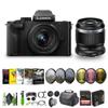 Panasonic Lumix G100D 4K Mirrorless Vlogging Camera, 5-Axis Hybrid I.S, YouTube Vlogger Kit Bundle with 12-32mm Lens + M.Zuiko Digital ED 30mm f/3.5 Macro Lens Micro Four Thirds + Vlog Accessories