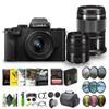 Panasonic Lumix G100D 4K Mirrorless Vlogging Camera, YouTube Vlogger Kit Bundle with M.Zuiko Digital ED 60mm f/2.8 Macro Lens Micro Four Thirds + 12-32mm + G Vario 45-150mm Lenses + Vlog Accessories view 1