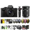 Panasonic Lumix G100D 4K Mirrorless Vlogging Camera, with 12-32mm Lens and Tripod Grip, YouTube Vlogger Kit Bundle with M.Zuiko Digital ED 40-150mm f/4-5.6 R Lens Micro Four Thirds + Vlog Accessories view 1