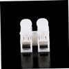 Angoily 9pcs Wire Connector Quick Connect Electrical Connectors Spring Core Flame-Resistant Design for Power Cables Electronics and Lamps White Terminal view 3