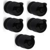 Angoily 5pcs Camera Case Security Camera Protective Sleeve Out Door Camera Monitor Nest Silicone Cover Baby Cam Camera Sunshade Cover Goo- Outdoor Shell, Blackx5pcs, 202AF210UGODOETBT3R1426MK view 1