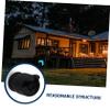 Angoily 5pcs Camera Case Security Camera Protective Sleeve Out Door Camera Monitor Nest Silicone Cover Baby Cam Camera Sunshade Cover Goo- Outdoor Shell, Blackx5pcs, 202AF210UGODOETBT3R1426MK view 3