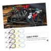Angoily 60pcs Silicone Cable Ties for Reusable Cord Organizer for Headphones and Data Wires for to Prevent Mixed Style view 3