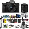 Panasonic Lumix G100D 4K Mirrorless Vlogging Camera with 12-32mm Lens and G Vario 45-150mm, Vlogger Bundle with Lilliput 7" Monitor + Tripod + Cleaning Kit + RODE Video Microphone + Accessories view 1