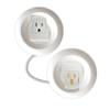 Legrand Wiremold ZKT101 in Wall TV Power Grommet Kit, Cable Management Kit, Mounting Brackets & Cablelera Power Cord Extension and Splitter, NEMA 5-15P to NEMA 5-15R x 2, 16 AWG, 13A, 125V view 2