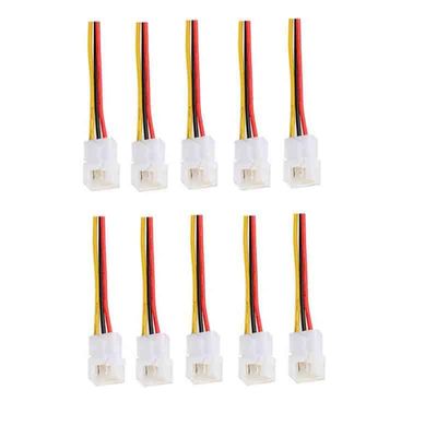 10 Pair XH2.54 mm Terminal Wire Male and Female Connecting Wires, Aerial Docking and Plug-in Wire (3P Female, 20 cm)
