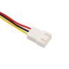 10 Pair XH2.54 mm Terminal Wire Male and Female Connecting Wires, Aerial Docking and Plug-in Wire (3P Female, 20 cm) view 2