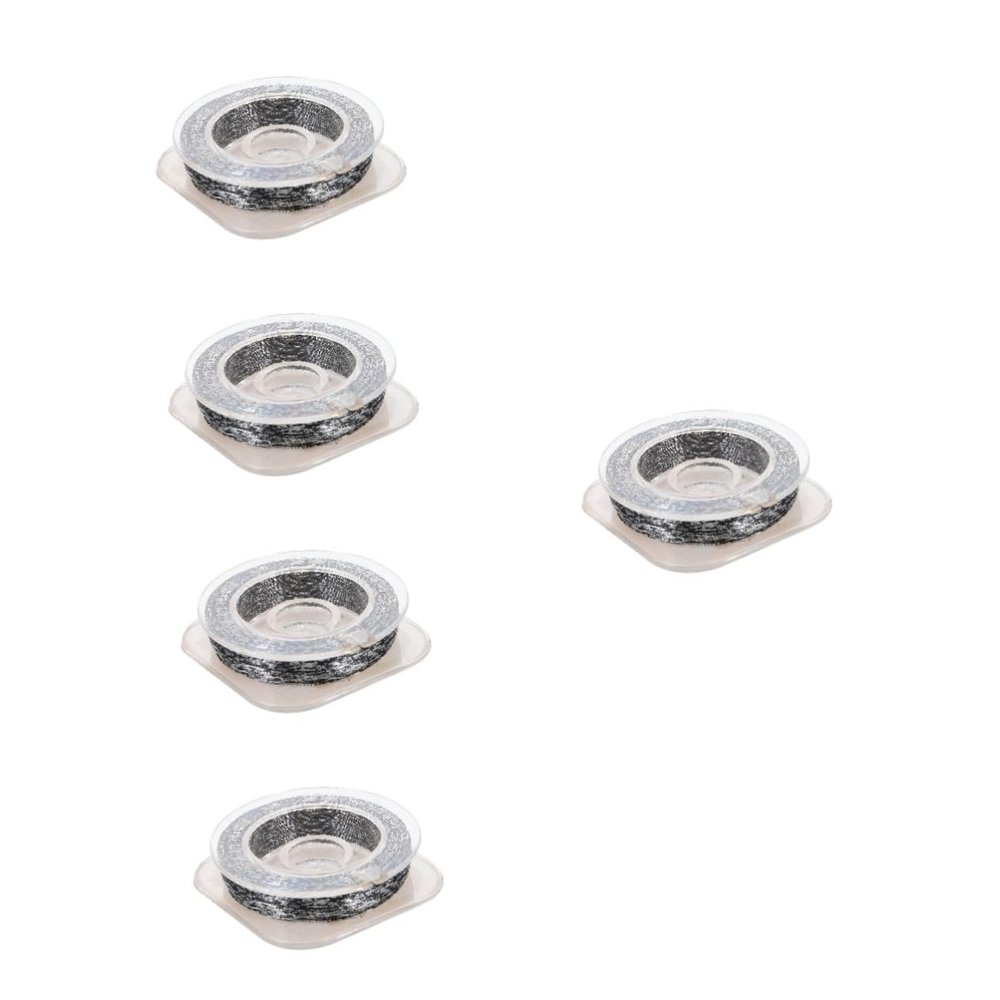 balacoo 5rolls Fishing Rod Supply Fishing Pole Wire Rod Ring Guides Corrosion-Resistant Tie Wire