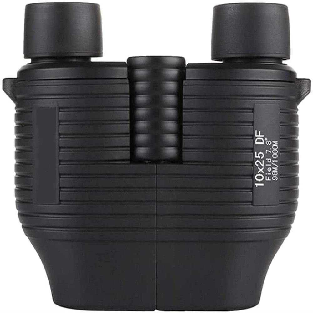 10X25 Fully-Focus Focus-Free Binoculars High Power HD Mini Portable Telescope (Color : Black) Waterproo