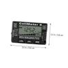 Yardenfun Digital Battery Capacity Tester for Li-ion Li-po and Nimh Compact Voltage Checker Tool for Home Use Lightweight Battery Testing Device LCD Display view 2
