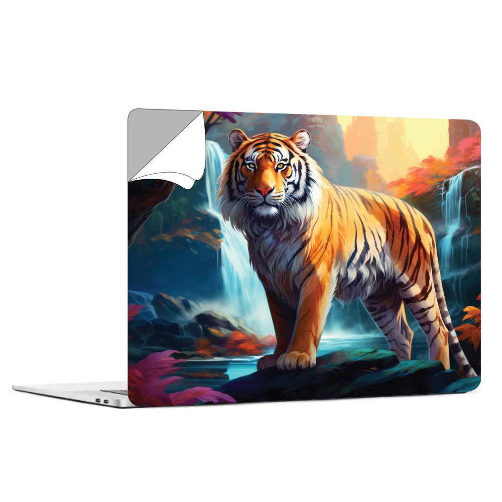 Siberian Tiger Realistic Cat Tablet and Laptop Skin Wrap with UV Protection Laminate - Sticker Bomb Vinyl Decal WA106 - Premium 4 Year Vinyl - Easy Application
