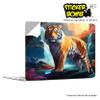 Siberian Tiger Realistic Cat Tablet and Laptop Skin Wrap with UV Protection Laminate - Sticker Bomb Vinyl Decal WA106 - Premium 4 Year Vinyl - Easy Application view 2