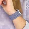 God is Within Her Watch Band compatible with Apple Watch Laser Engraved iWatch Band Silicone 38mm 40mm 41mm 42mm 44mm 45mm 49mm Strap Jesus God Christian Psalm Gift (42/44/45/49mm S/M, Lavender Grey) view 3