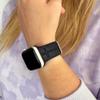God is Within Her Watch Band compatible with Apple Watch Laser Engraved iWatch Band Silicone 38mm 40mm 41mm 42mm 44mm 45mm 49mm Strap Jesus God Christian Psalm Gift (38/40/41mm M/L, Black) view 4