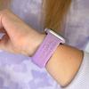 God is Within Her Watch Band compatible with Apple Watch Laser Engraved iWatch Band Silicone 38mm 40mm 41mm 42mm 44mm 45mm 49mm Strap Jesus God Christian Psalm Gift (42/44/45/49mm S/M, Lavender) view 3