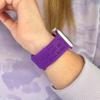 God is Within Her Watch Band compatible with Apple Watch Laser Engraved iWatch Band Silicone 38mm 40mm 41mm 42mm 44mm 45mm 49mm Strap Jesus God Christian Psalm Gift (38/40/41mm S/M, Purple) view 3