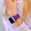 God is Within Her Watch Band compatible with Apple Watch Laser Engraved iWatch Band Silicone 38mm 40mm 41mm 42mm 44mm 45mm 49mm Strap Jesus God Christian Psalm Gift (38/40/41mm S/M, Purple) view 4