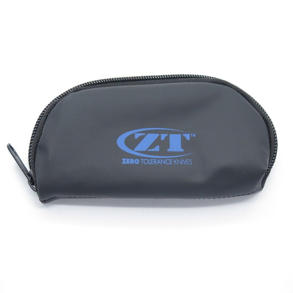 Zero Tolerance 6 Inch Fixed Blade Hunter Knife Sheath Padded Zipper Zip up Folding Hunter Custom Tactical Pocket Knife Storage Case Pouch Sheath, Black