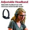 Cyber Acoustics USB Stereo Headphones (ACM-6005-5) for PCs and Other USB Devices in The Office, Classroom or Home - 5 Pack view 4