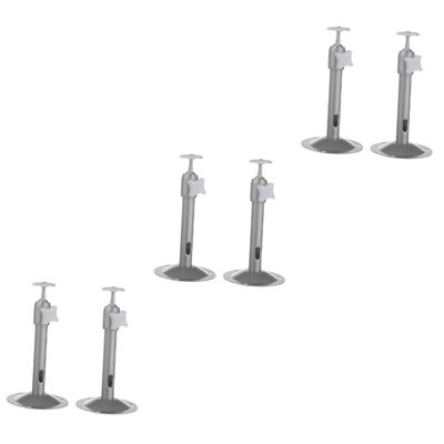 DOITOOL 6pcs CCTV Camera Bracket Security Camera Mount Brackets for Indoor Outdoor Use