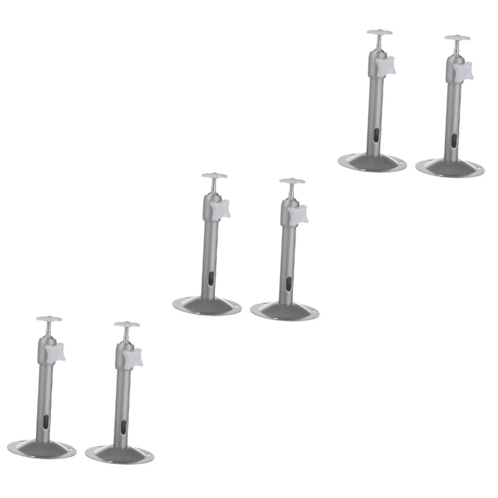 DOITOOL 6pcs CCTV Camera Bracket Security Camera Mount Brackets for Indoor Outdoor Use