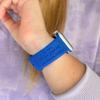 God is Within Her Watch Band compatible with Apple Watch Laser Engraved iWatch Band Silicone 38mm 40mm 41mm 42mm 44mm 45mm 49mm Strap Jesus God Christian Psalm Gift (38/40/41mm M/L, Sapphire Blue) view 3