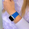 God is Within Her Watch Band compatible with Apple Watch Laser Engraved iWatch Band Silicone 38mm 40mm 41mm 42mm 44mm 45mm 49mm Strap Jesus God Christian Psalm Gift (38/40/41mm M/L, Sapphire Blue) view 4