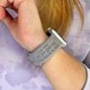 God is Within Her Watch Band compatible with Apple Watch Laser Engraved iWatch Band Silicone 38mm 40mm 41mm 42mm 44mm 45mm 49mm Strap Jesus God Christian Psalm Gift (38/40/41mm M/L, Grey) view 3