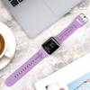 God is Within Her Watch Band compatible with Apple Watch Laser Engraved iWatch Band Silicone 38mm 40mm 41mm 42mm 44mm 45mm 49mm Strap Jesus God Christian Psalm Gift (38/40/41mm M/L, Lavender) view 2